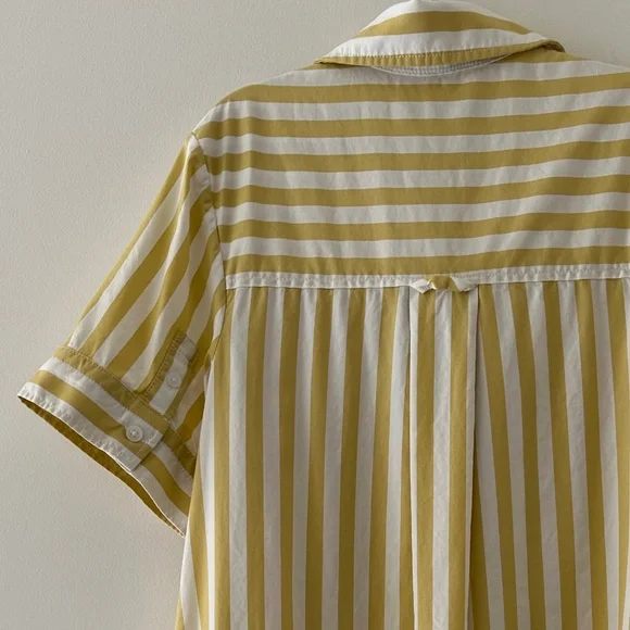 Everlane Day Tripper Dress - Yellow & White Striped XXS - Picture 10 of 14